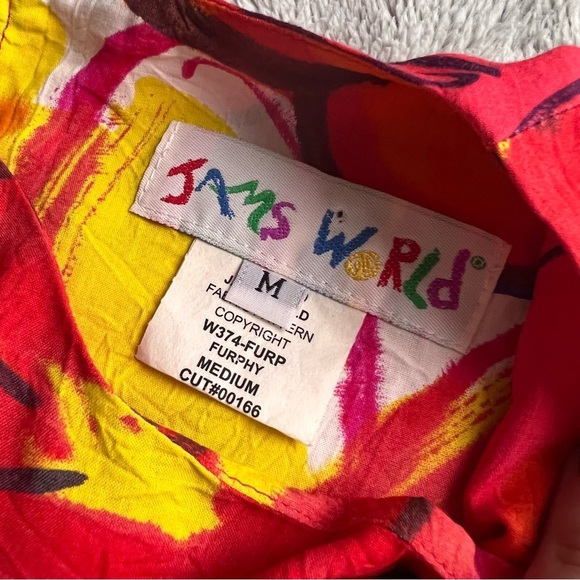 Jams World Vintage 90s Furphy Hawaiian Floral Nature Island Slit Maxi Dress - Picture 3 of 17